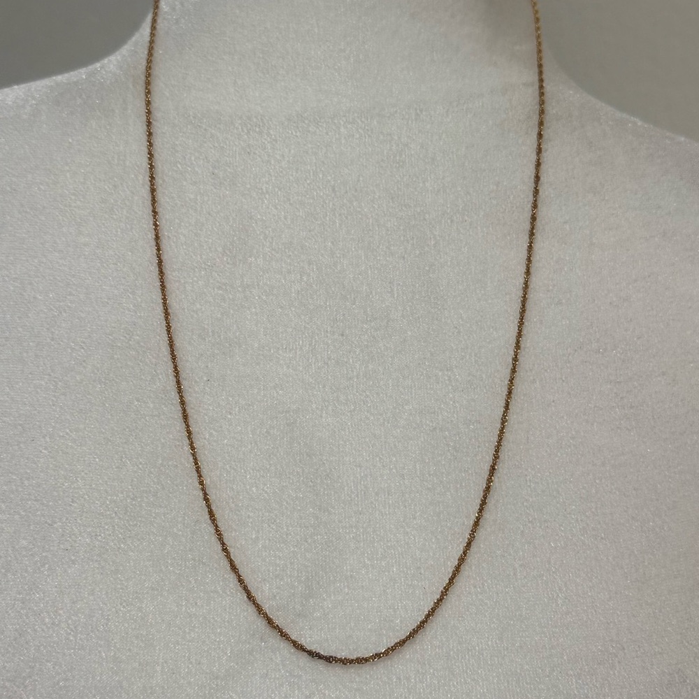 925 Elegant Silver yellow Chain Necklace